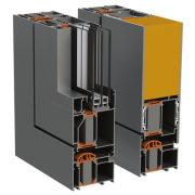 Alumil SD77 Алюмінієвий  дверний профіль(теплий)